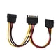 thumbnail image 5 of Cable adaptador SATA 1 en 2 para disco duro de computadora, unidad óptica, línea de extensión de fuente de alimentación, 5 of 14
