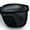 Shiny Black - Black, variant on Polarized Fit Over Retro Rectangle Horn Rim Inset Lens Plastic Sunglasses Matte Black - Black