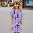 thumbnail image 4 of Grblisyd Outfit for Girls Two Piece Fashion Polka Dots Ruffle Short Sleeve Top Drawstring Elastic Waist Shorts Set Casual Clothing Sets, 4 of 4
