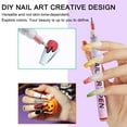 thumbnail image 4 of 12 Colors Nail Art Pens Set, 3D Nail Art Markers Doodle Pen for Adults, Gel Nail Polish Pens, Nail Art Tools for Polishing Dotting Painting Liner DIY B, 4 of 9