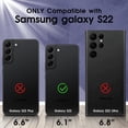 thumbnail image 2 of Galaxy S22 Case, Samsung Galaxy S22 Case with HD Screen Protector, [Military Grade] Shockproof Protection Case with 360° Magnetic Ring Holder Kickstand Phone Case for Samsung S22, Blue, 2 of 16