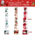 thumbnail image 4 of 3PCS Christmas Ribbon with Wire Decorations for Tree Wreaths Crafts Gift Wrapping Vintage Truck Wired Burlap Ribbon 1.97", 4 of 8