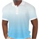 thumbnail image 1 of Camisas de Manga Larga para Hombres Impreso Casual Girar Hacia Abajo Botones de Cuello Lateral Dividido, Blusa de Camiseta Unisex para Diario, 1 of 4