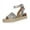 Gray, variant on Solid Fashion Sandals Women Leopard Comfy Platform Casual Shoes Summer Beach Travel