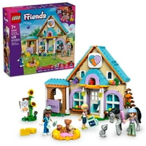 LEGO Friends Horse and Pet Vet Clinic -Veterinarian Playset for Kids, Girls and Boys, Ages 7  - Toy Building Set for Pretend Play with 3 Minidolls, Horse Toy, Dog, and Cat - Gift Idea - 42651