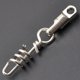 thumbnail image 5 of Corkscrew Swivels 10pcs Pesca Sacacorchos Giratriz Tacos Flexibles, 5 of 9