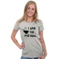 thumbnail image 4 of Love You Pho Real Vietnamese Food Womens Fitted Plus Size Graphic Tee Brisco Brands 2X, 4 of 5