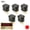 Red, variant on Teerees Led Light Round Rocker toggle Switch, Dc 12V Round on-off Power Switch, 5 Pieces,Yellow