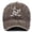 Coffee, variant on Visor Style Washed Baseball Cap Featuring French Embroidery for Everyday Outdoor Casual Wear Classic Sun Headwear Versatile Unisex Hat