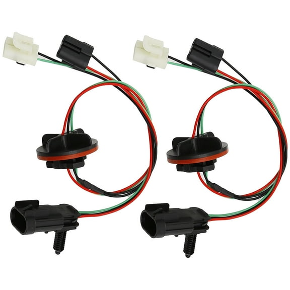 Anxingo 2pack Headlight Lamp Wiring Harness, Replacement for 2009-2017 Dodge Ram 1500/2500/3500/4500/5500, 68193062AA 68193062AB