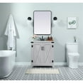 thumbnail image 6 of Elegant Decor Grant 30" Aluminum MDF Single Bathroom Vanity in Gray, 6 of 8