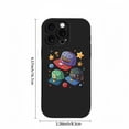 thumbnail image 3 of iPhone 15 Pro Case - Lightweight Yellowing Resistant with Playful Cartoon Hat Design Colorful & Vibrant Pattern Perfect Protection for Your Phone, 3 of 6