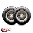 thumbnail image 2 of 9T14L1 FG9T14L10000 Rubbermaid Tilt Truck Flat Free Replacement Wheel - Set of 2, 2 of 2