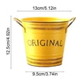 thumbnail image 2 of SHJHENG Rustics Iron Planter With Handles Vintage Metal Flower Pot For Indoor Outdoor Farmhouses Garden Centerpiece Decor, 2 of 5