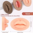 thumbnail image 4 of Tattoo Fake Lips 3 Pieces 5D Fake Lips, Silicone Lips for Makeup Practice, Soft Tattoo Practice Lips Model for Semi Permanent Make Up Supplies,3Pcs Mixed, 4 of 7