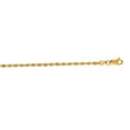 thumbnail image 2 of 14K Yellow Gold 16in 2.5mm Solid Rope Chain with Lobster Clasp, 2 of 4
