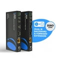 thumbnail image 2 of OREI  4K UltraHD Extender over HDBaseT Balun Full 18Gbps Over CAT 5/6/7 Ethernet Cable - IR Signal - 230 Ft @ 1080P - 130 Ft @ 4K 60hz, 2 of 9