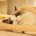 thumbnail image 3 of Cozy Pet Blanket with Adorable Rabbit Pattern Padded Warm Bed Mat for Cats and Dogs, 3 of 6