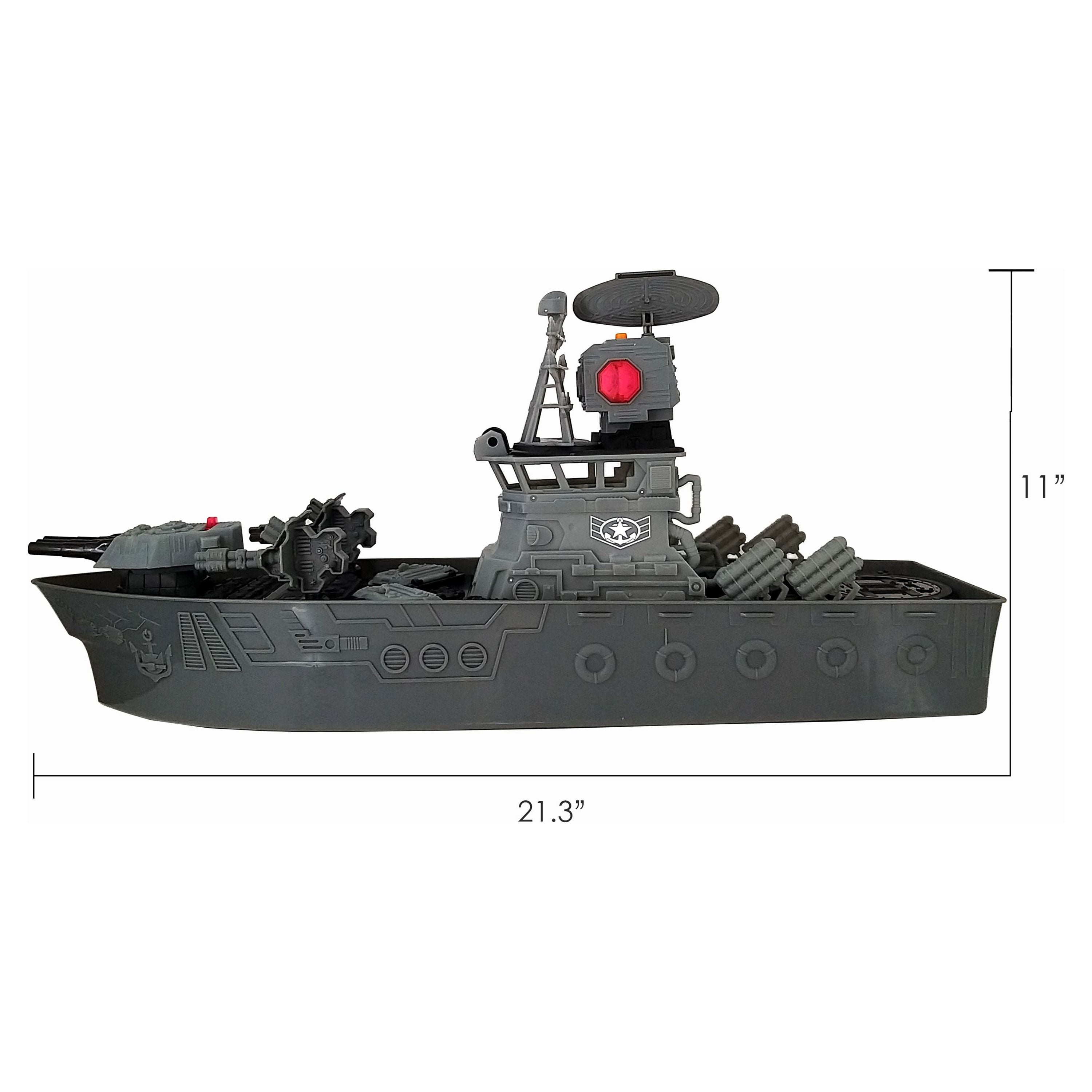 Kid Connection Battle Ship Play Set, 39 Pieces