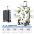 thumbnail image 6 of Fotbe Lavender Flowers Luggage Cover Protector,Suitcase Protector,Scratch and Dirt Resistant,Fits 18-32 Inch Luggage-Small, 6 of 9