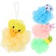 thumbnail image 1 of 4 pelotas de baño suaves para niños pequeños con diseño único de animales de dibujos animados, esponja de baño corporal, suave y agradable para la piel, 1 of 7