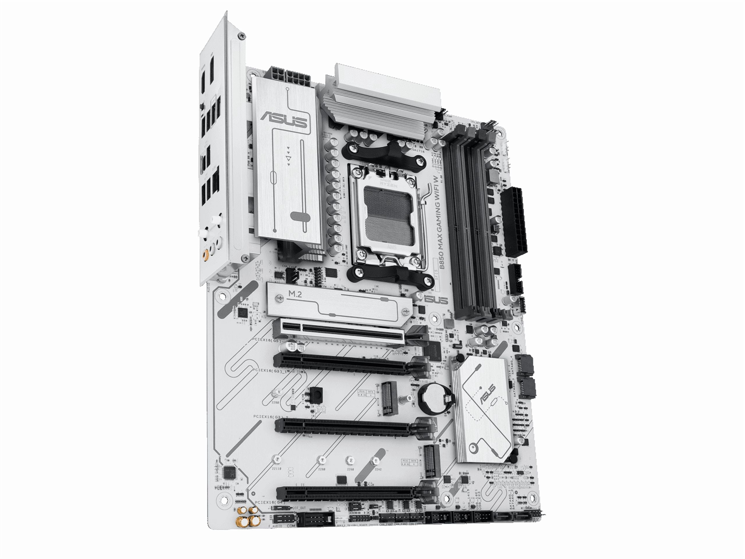 Asus B850 MAX GAMING WIFI W Gaming Desktop Motherboard - AMD B850 Chipset - Socket AM5 - ATX (b850maxgamingwifiw)
