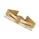 thumbnail image 2 of Rincón de baño estante triangular inodoro rack organizador drenaje ahorro de espacio perforador / punzonado con soporte de baño con perchas de oro Inevent HA011416-03B, 2 of 6