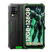 Blackview Rugged Cell Phones BV4800 Pro 4GB+128GB Octa-core 6.5” IP68 & IP69K Waterproof Smartphones, 4G LTE Dual SIM, NFC Glove Mode, Green
