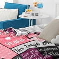 thumbnail image 6 of Gifts for Daughter Blanket from Mom Dad - Daughter Mothers Day Christmas Birthday Gift Adult - Ultra Soft Plush Throw Present Ideas for Bedding Sofa - 60"x50", 6 of 6