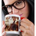 thumbnail image 2 of 3drose, Picture of Waterhouse Fairytale Painting 1916, 11oz Two-tone Red Mug, 2 of 6