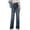 Blue, variant on Bmisegm Women's Loose Wide Leg Distressed Skinny Versatile Straight Drape Jeans Y2K Jeans for Women Blue XS