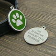 thumbnail image 2 of Didog Personalized Dog Tags Free Name Engraved Cute Paw Print Bone Shape Pet ID Tags, 2 of 7