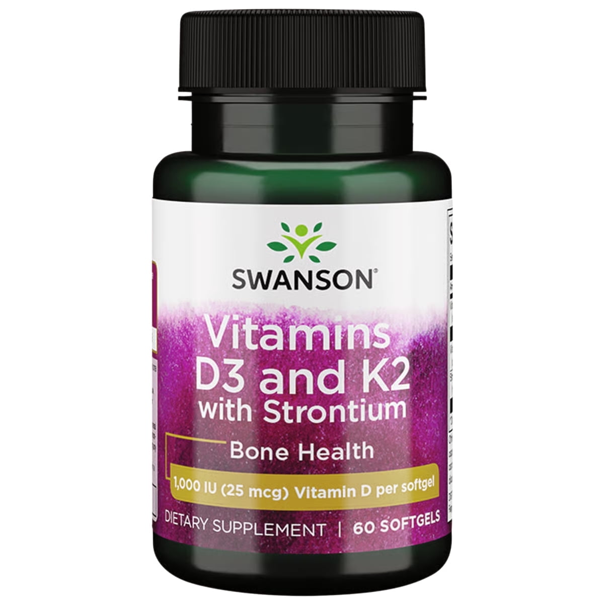 Complément Alimentaire Swanson Vitamine K2 MK-7 100mcg - 30 Gélules, Extrait De Natto, Neuf
