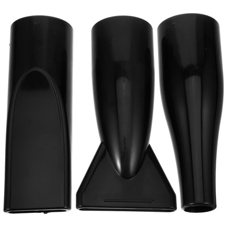 ROSENICE 3 Pcs Pet Water Blower Hair Dryer Attachment for Blow Dryer Clothes Dryer Black 12.00X6.10X4.00CM