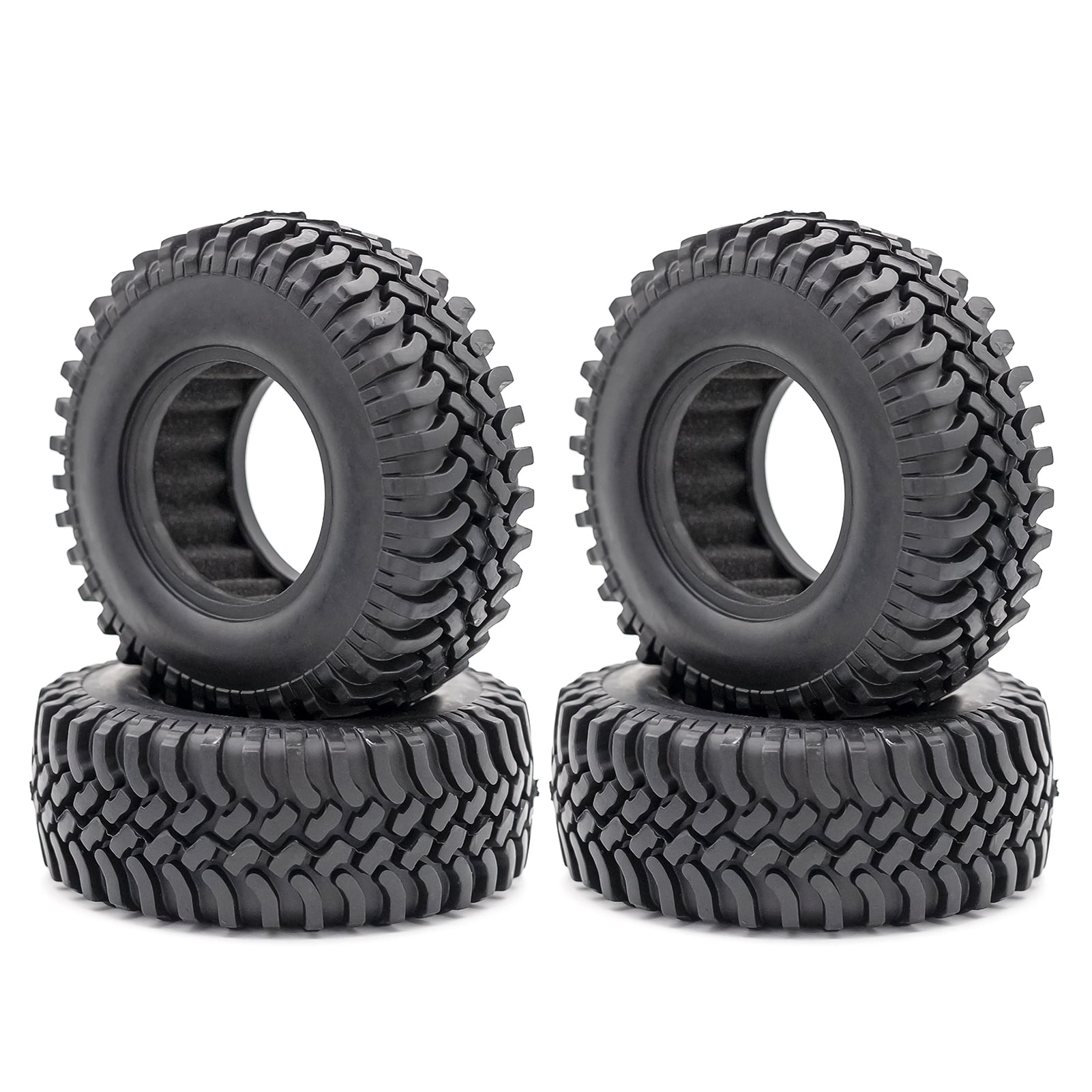 Tomshoo RC Crawler Rubber Tires RC Car Tires 1.9inch 4pcs Replacement