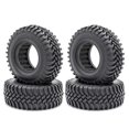 thumbnail image 1 of Neumático Irfora Neumáticos de goma para orugas de control remoto, neumáticos de coche de control remoto de 1,9 pulgadas, 4 Uds. De repuesto para coche de control remoto 1/10 TRX4 SCX10 90046 90047 C Irfora Neumático, 1 of 7