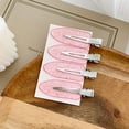 thumbnail image 2 of dianhelloya Hair Clips For Women 4Pcs Hair Clips Bright Color Seamless Ultra-light Non-slip Easy-wearing Decorative Acrylic Women Hair Barrette Bangs Clips Ornament Gift for Female, 2 of 2