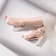 thumbnail image 5 of Sandalias de Tacón Grueso para Mujer DREAM PAIRS Perla Blanca Talla 8, 5 of 7