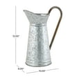 thumbnail image 4 of DecMode 10" x 12" Brown Metal Watering Can Planter, 4 of 10