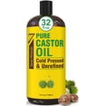 thumbnail image 1 of Aceite de ricino Seven Minerals prensado en frío 946 ml para el crecimiento del cabello, 1 of 8