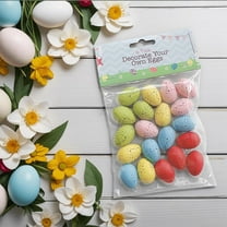 weibbin Easter Hanging Eggs Colorful Easter Spotted Easter Eggs Hand Painted Hanging Ornaments for Home Party Decorations