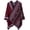 Wine Red, variant on CoCopeaunt Women Plaid Shawl Wrpas Open Front Poncho Travel Warm Sweater Cardigan Cape Blanket Scarf for Fall and Winter