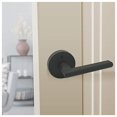 thumbnail image 4 of Nuk3y Thor Series Lever Door Handle Slim Round Modern Contemporary Lever Set (Dummys, Matte Black), 4 of 4