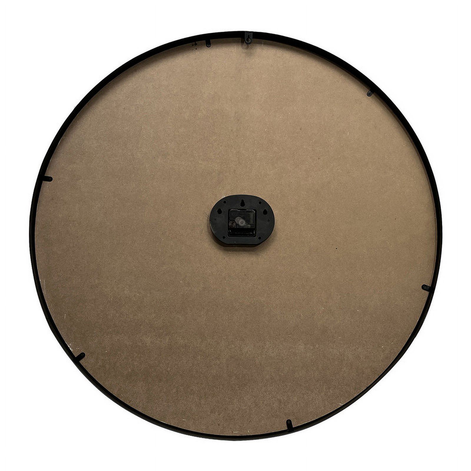 Sirena Wood Round Farmhouse Style Wall Clock