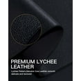 thumbnail image 2 of Genuine Leather Desk Mat, 31.5"x15.8" Leather Desk Mat, Office Desk Pad, Thick Desk Pad with Stitched Line, Non-Slip Laptop Writing Pad with Rubber Base(Black, 31.5"x15.8"), 2 of 13