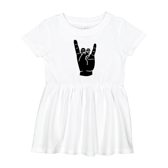 Inktastic Rocker Horns Girls Baby Dress