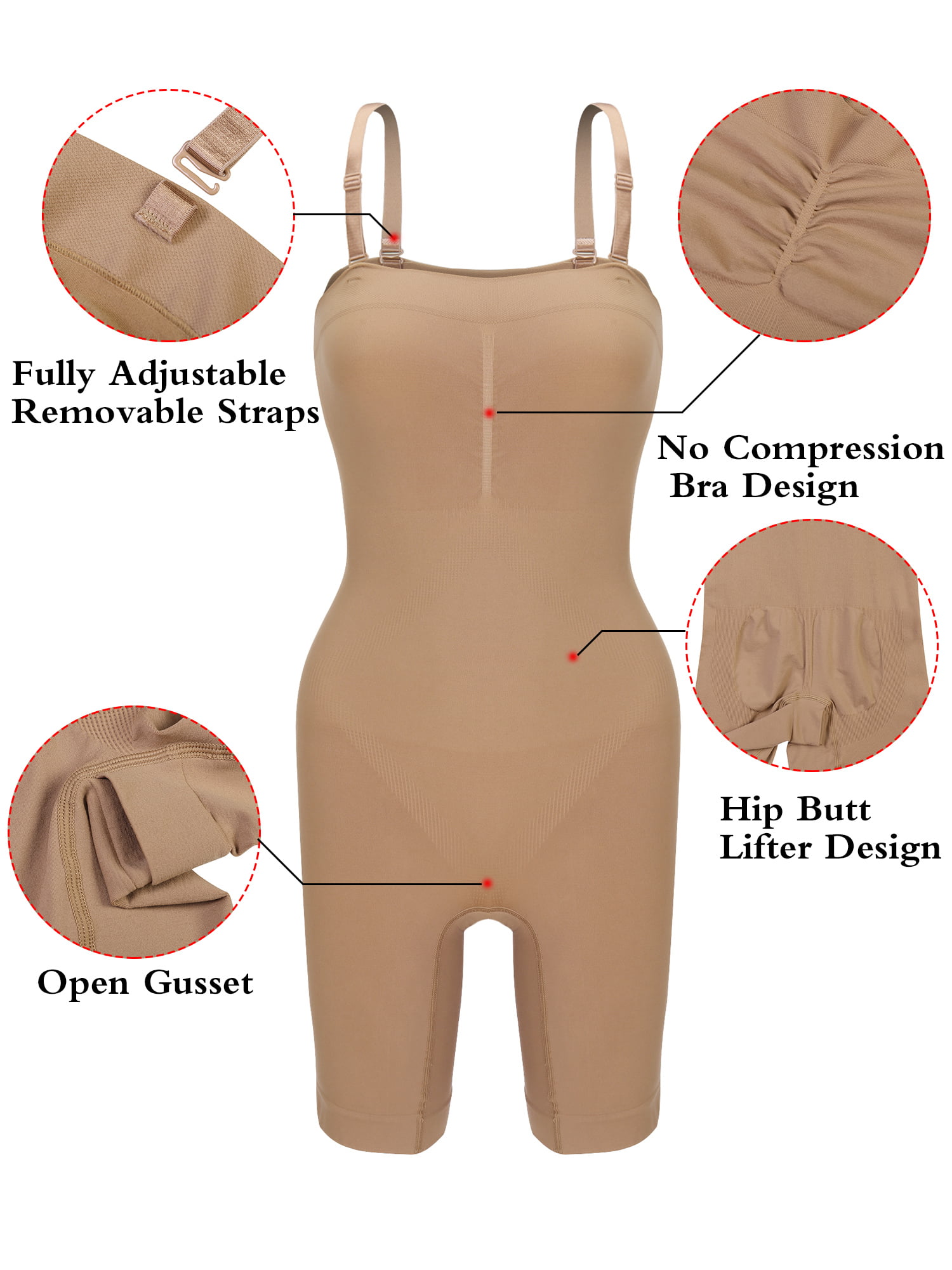 LELINTA Butt Lifter and Hip Enhancer Body Shaper - CosplayFTW