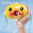 thumbnail image 5 of Pequeño Pato Amarillo Máquina De Burbujas Eléctrica Música Brillo Automático Burbuja Soplado Juguetes Para Niños Methold BA000430-00, 5 of 5