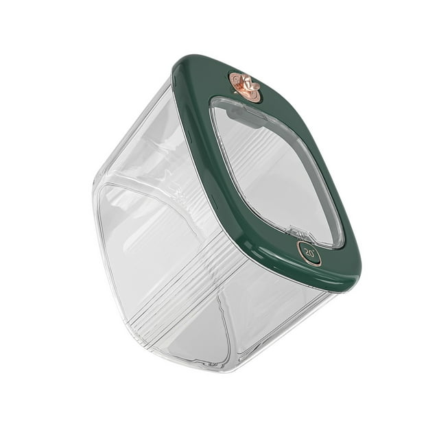 kurtrusly Restaurant Timed Fresh Rice Bucket Easy To Store Doesn T Up Space Doesn’t Up Space Press Rice Bucket green 10kg
