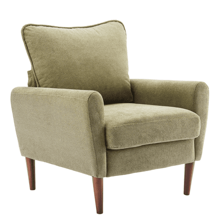 EDX Comfy Chair for Adults, Leisure Chair for Bedroom Living Room Dorm Rooms Flexible Reading Chair, Green